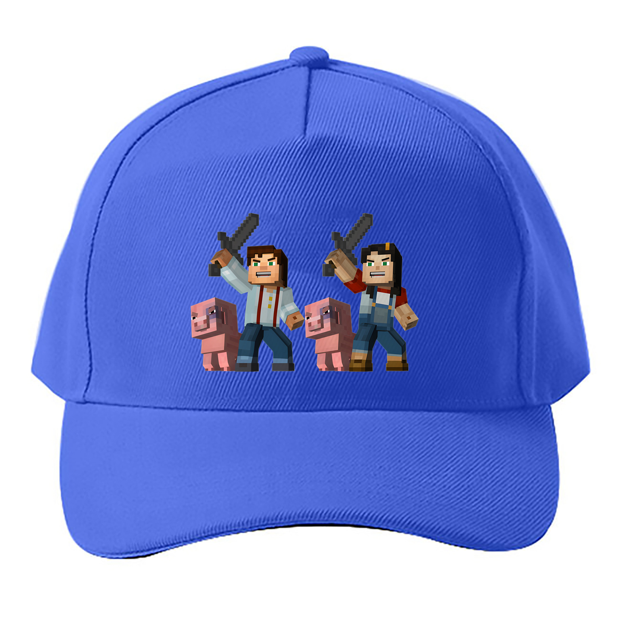 （画像用） マインクラフト ブロックの世界 Minecraft MC Block world ベースボールキャップ 綿100％ 男女兼用 帽子 スポーツ